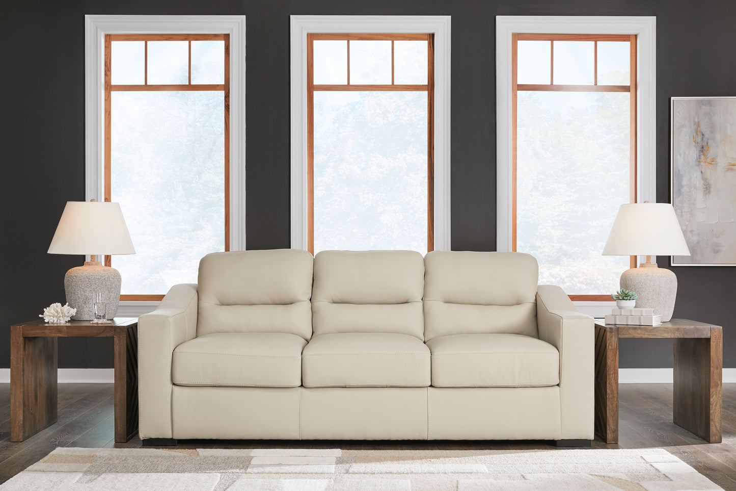 Haines Furniture Outlet - Ashley Furniture - Treasure Trove Living Room - Sofa / Almond - 1930438
