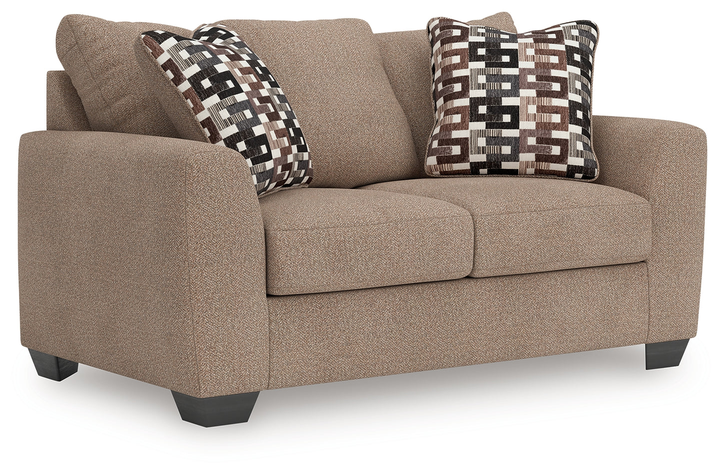 Haines Furniture Outlet - Ashley Furniture - Triston-Peaks Living Room - Loveseat / Suede - 3020435