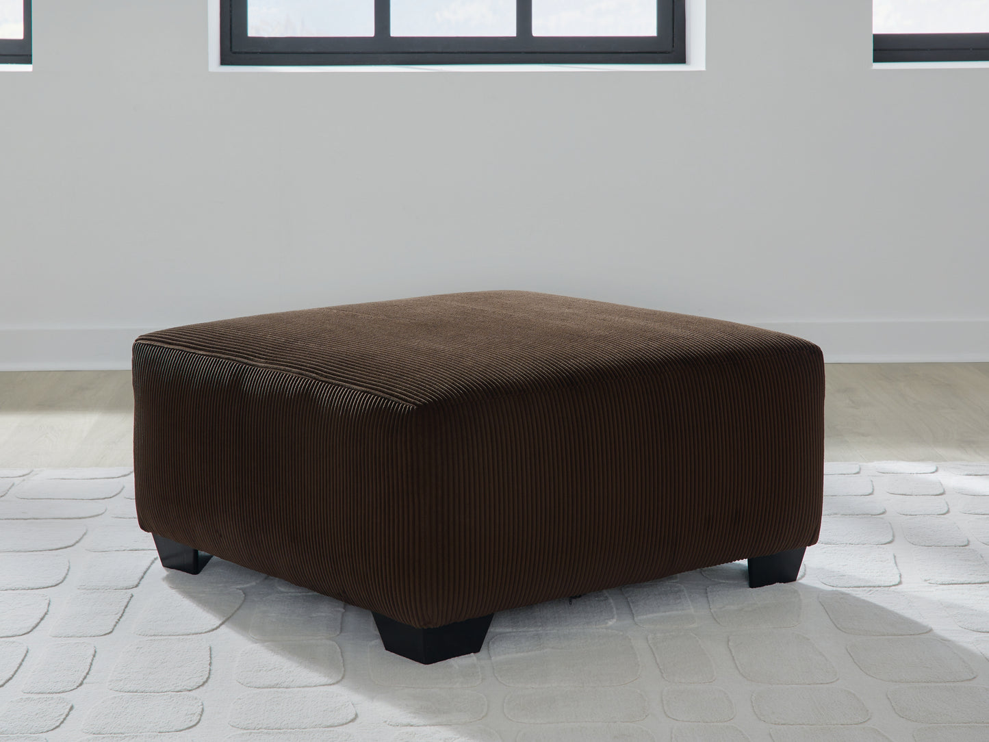 Haines Furniture Outlet - Ashley Furniture - Kimlee Living Room - Oversized Accent Ottoman / Chocolate - PC3560308