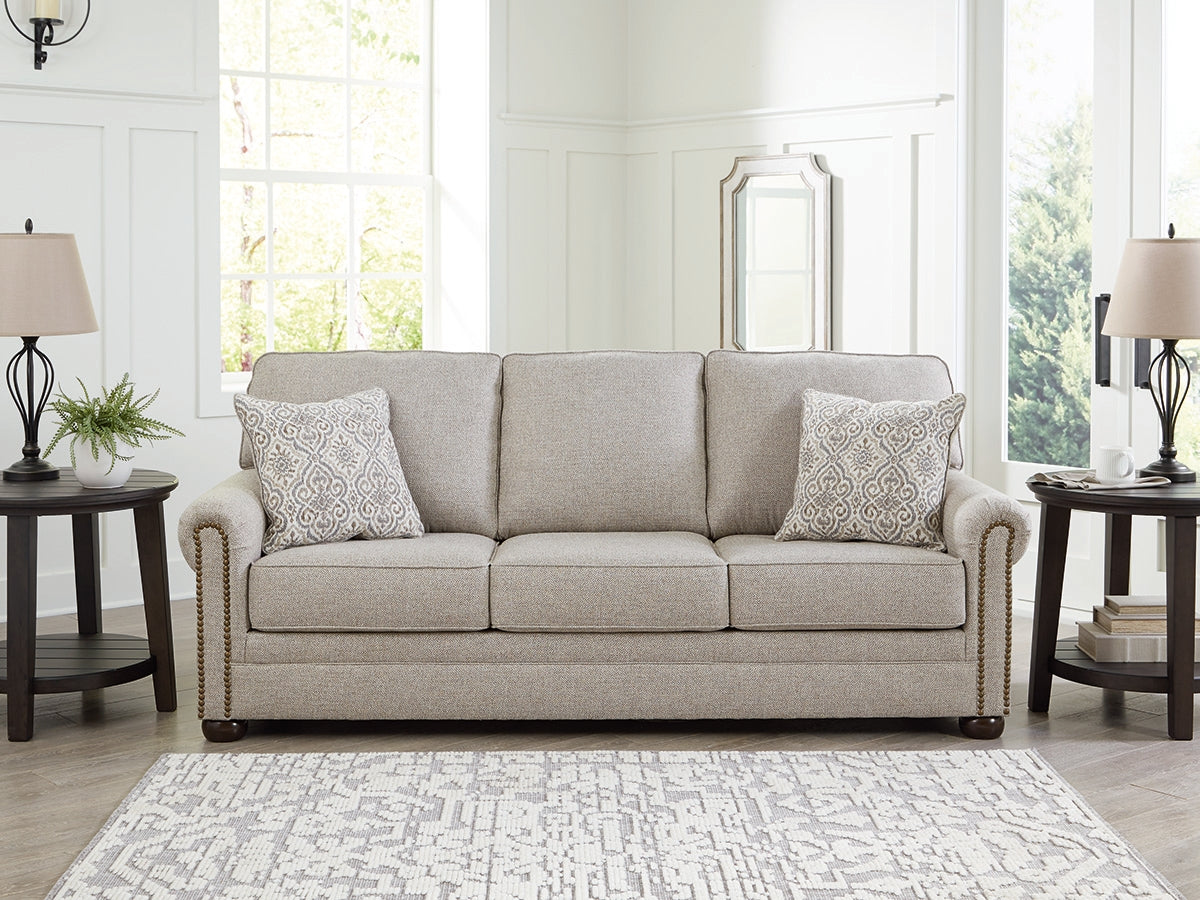 Haines Furniture Outlet - Ashley Furniture - Gaelon Living Room - Sofa / Dune - 3730738