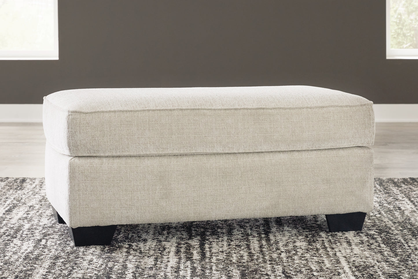 Haines Furniture Outlet - Ashley Furniture - Heartcort Living Room - Ottoman / Quartz - 4460414