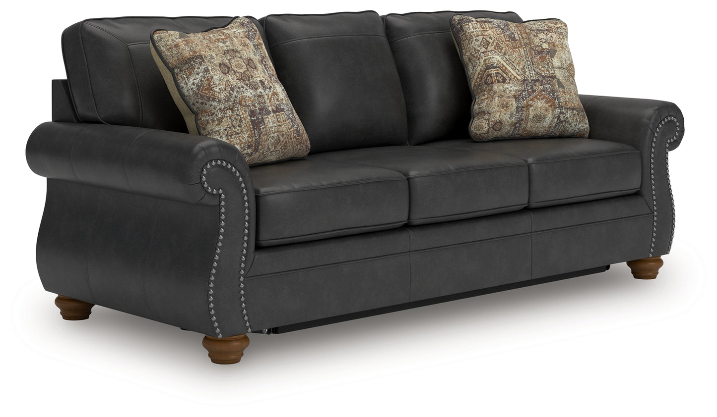Haines Furniture Outlet - Ashley Furniture - Chasemore Living Room - Queen Sofa Sleeper / Granite - PC5590339