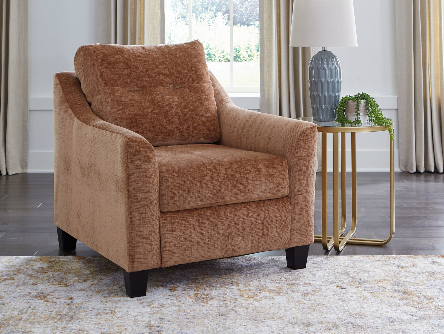 Haines Furniture Outlet - Ashley Furniture - Amity Bay Living Room - Chair / Clay - 6720420