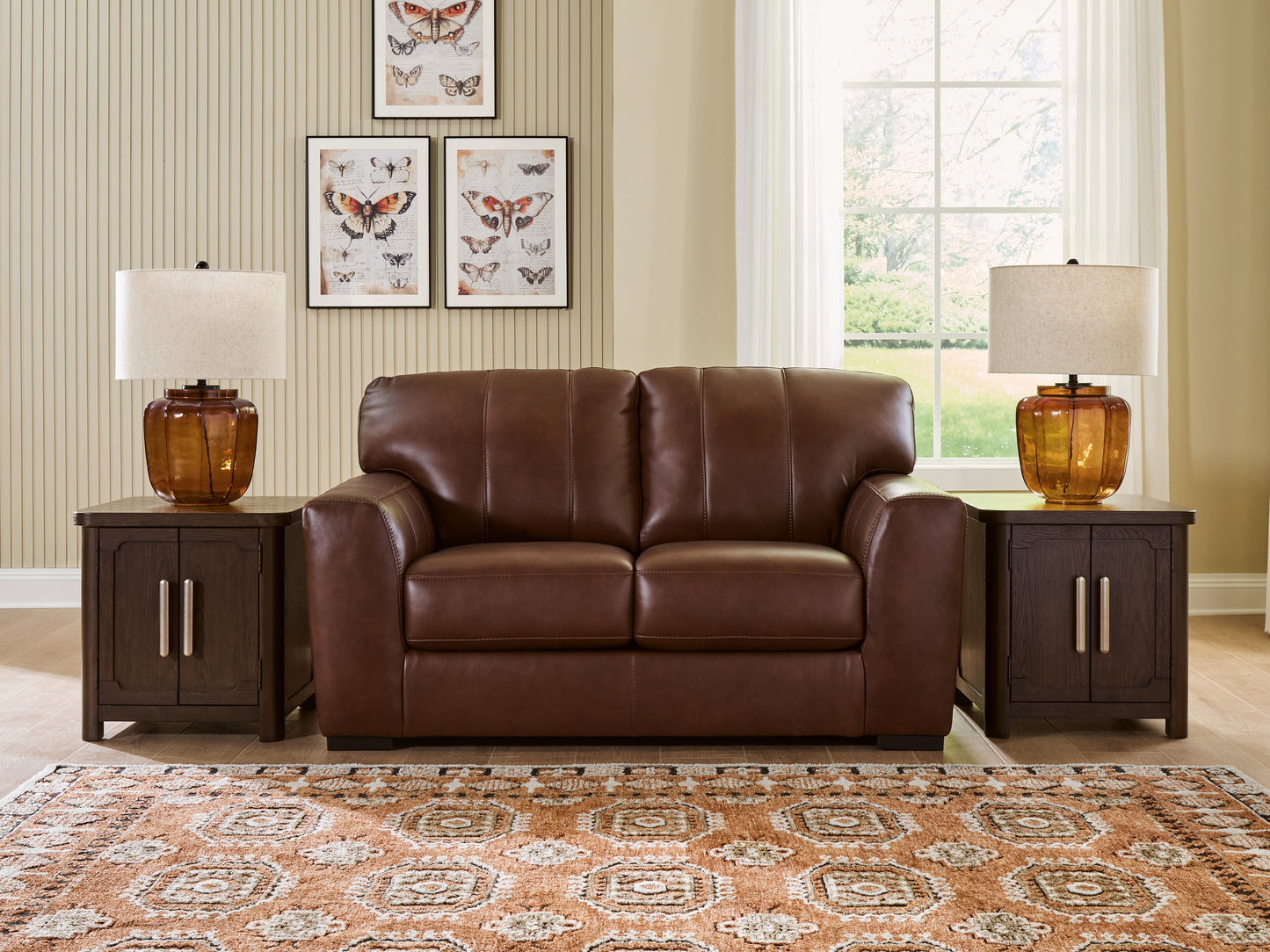 Haines Furniture Outlet - Ashley Furniture - Brogliano Living Room - Loveseat / Canyon - PC7290735