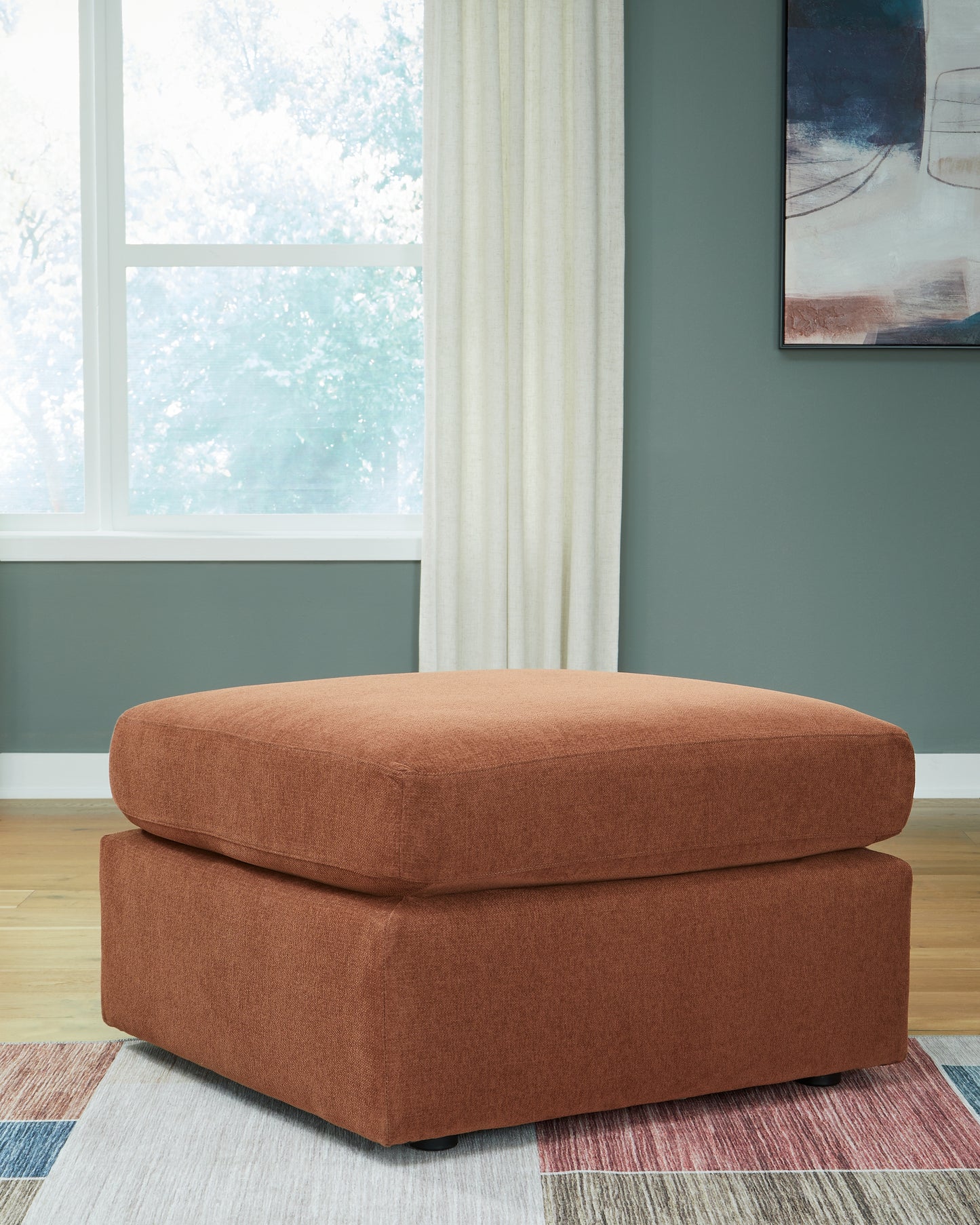 Haines Furniture Outlet - Ashley Furniture - Modmax Living Room - Oversized Accent Ottoman / Spice - 9210208