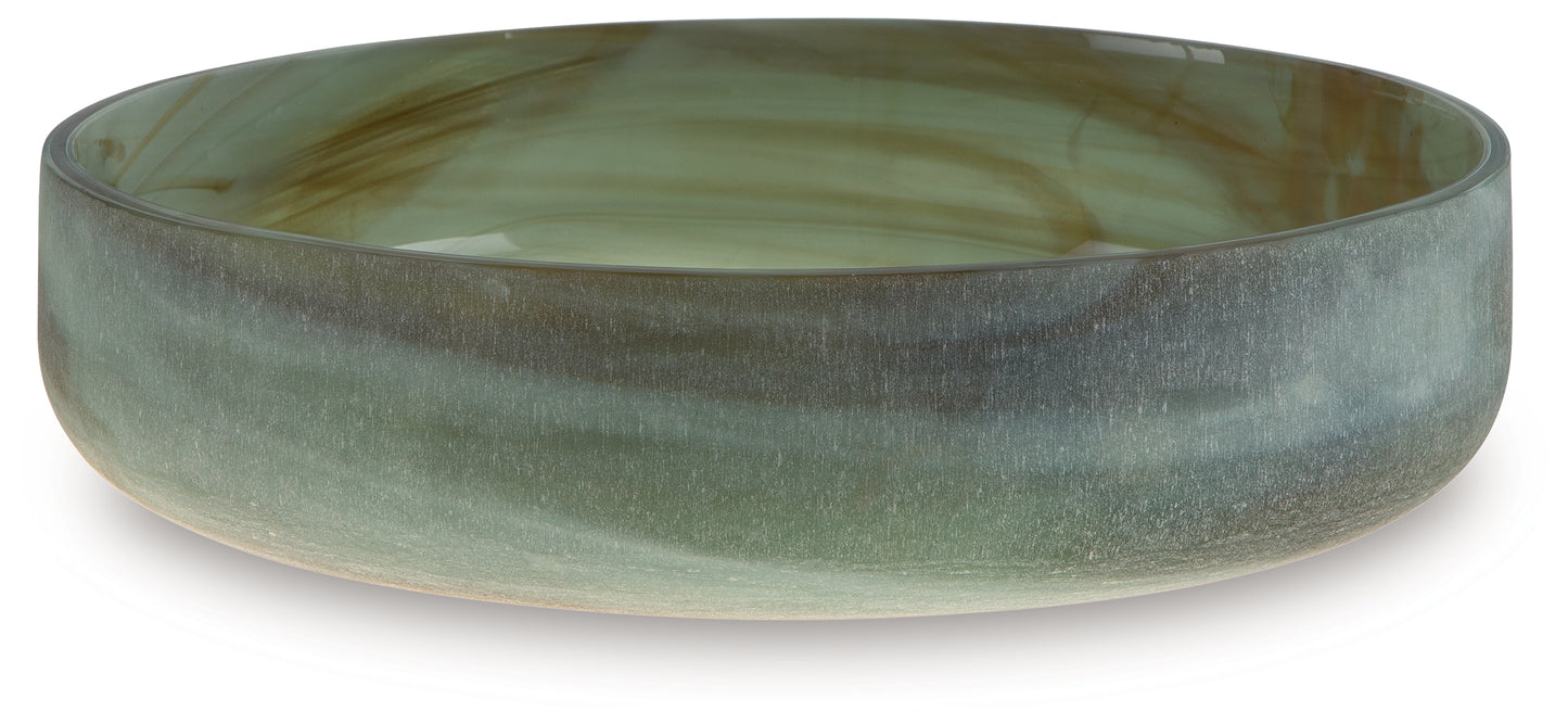 Haines Furniture Outlet - Ashley Furniture - Bannington Bowl - Bowl / Sage Green - A2000719