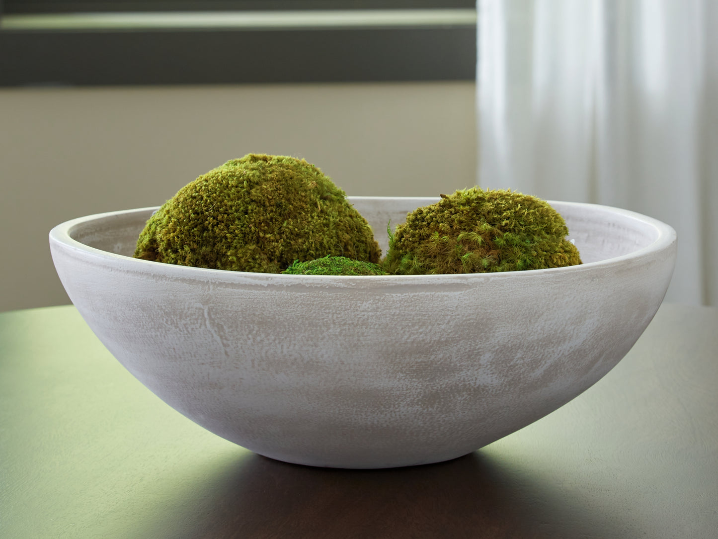 Haines Furniture Outlet - Ashley Furniture - Meadie Bowl - Bowl / Distressed White - A2000789