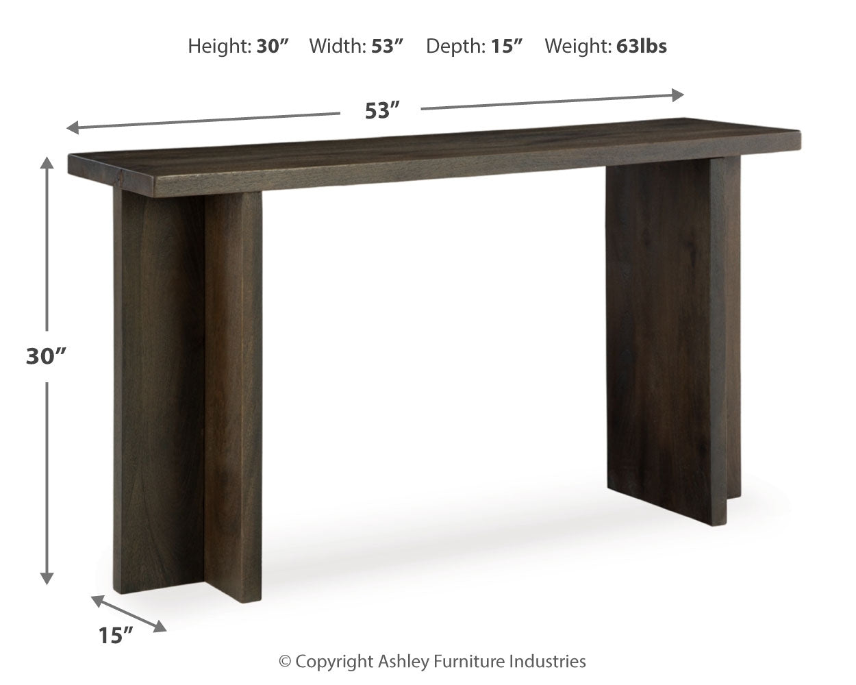 Jalenry Console Sofa Table