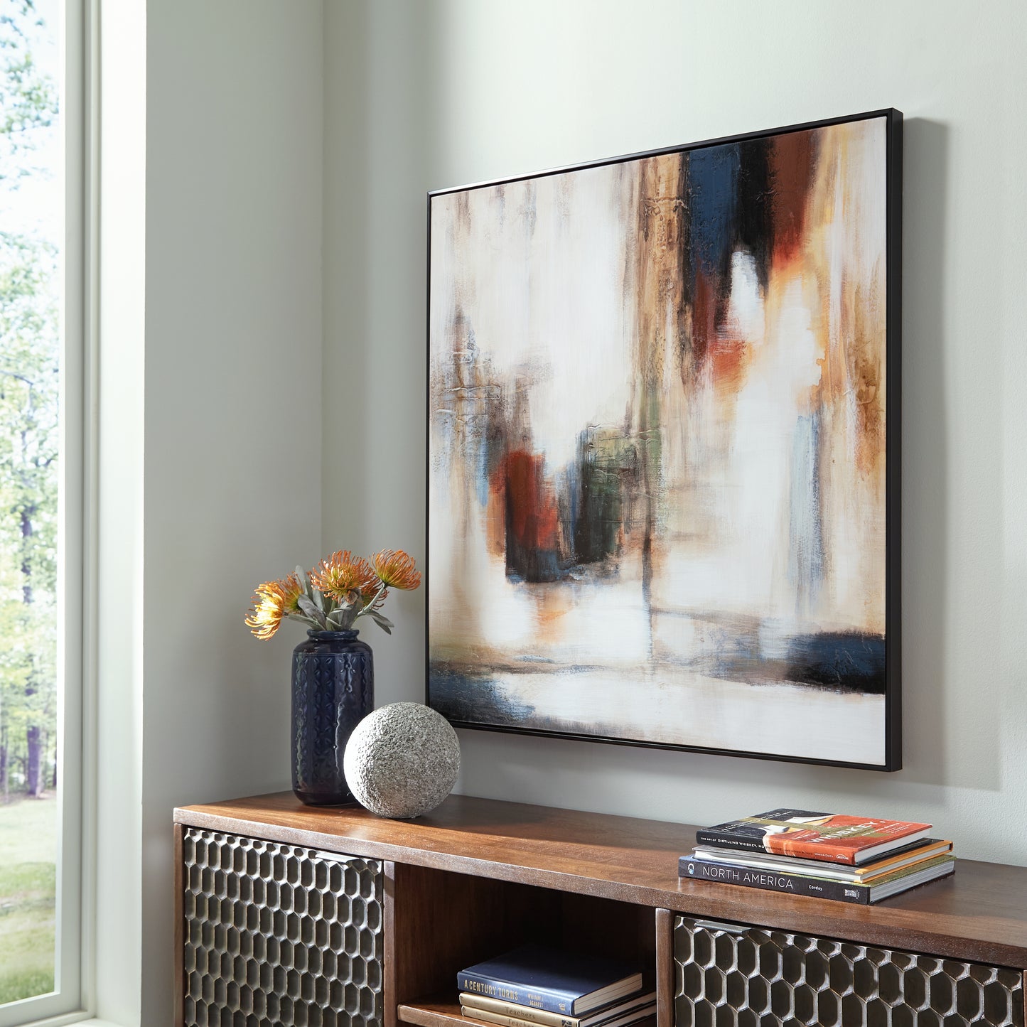 Haines Furniture Outlet - Ashley Furniture - Pigeonford Wall Decor - Wall Art / Multi - A8000348