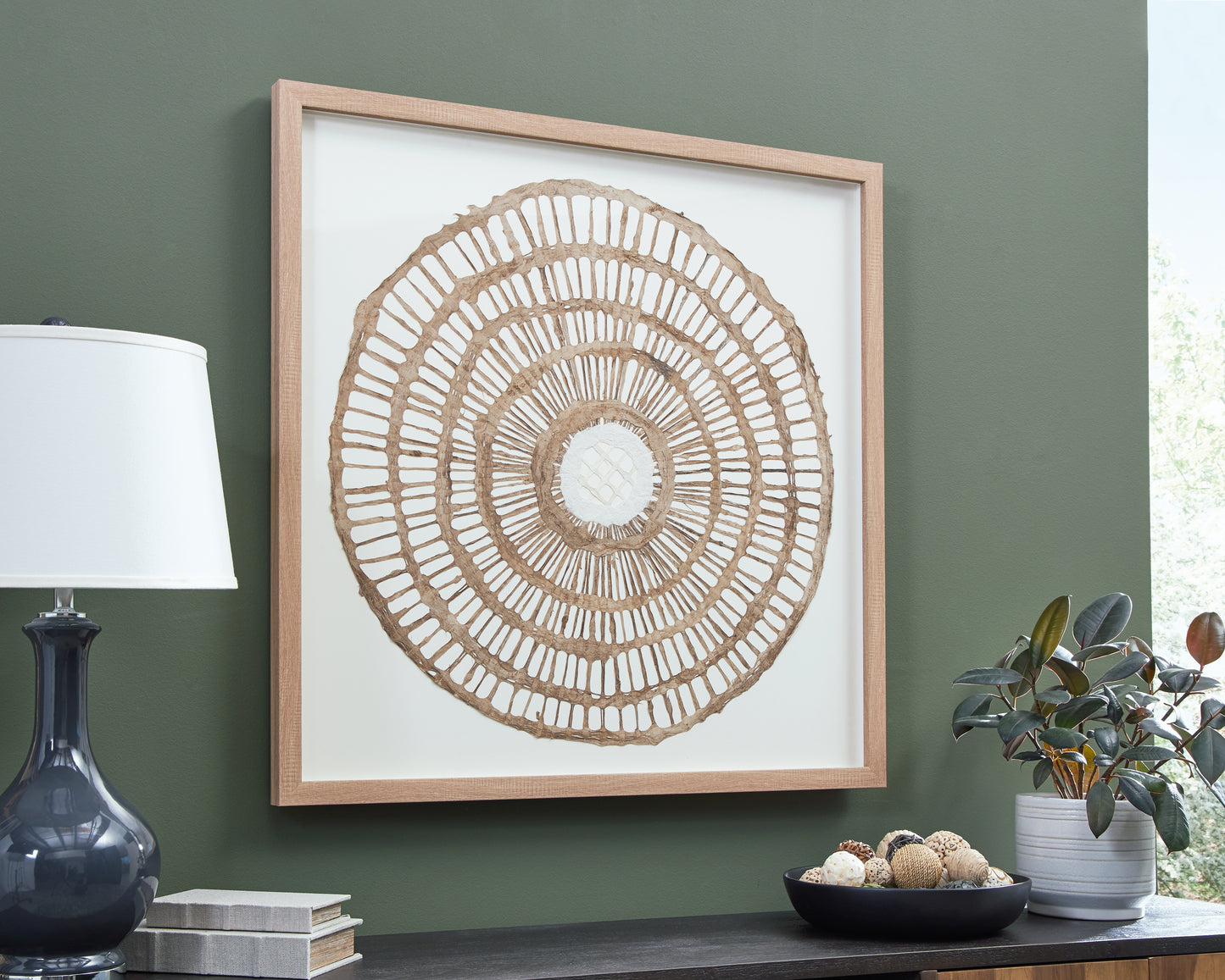 Haines Furniture Outlet - Ashley Furniture - Brockham Wall Decor - Wall Decor / Brown - A8010304