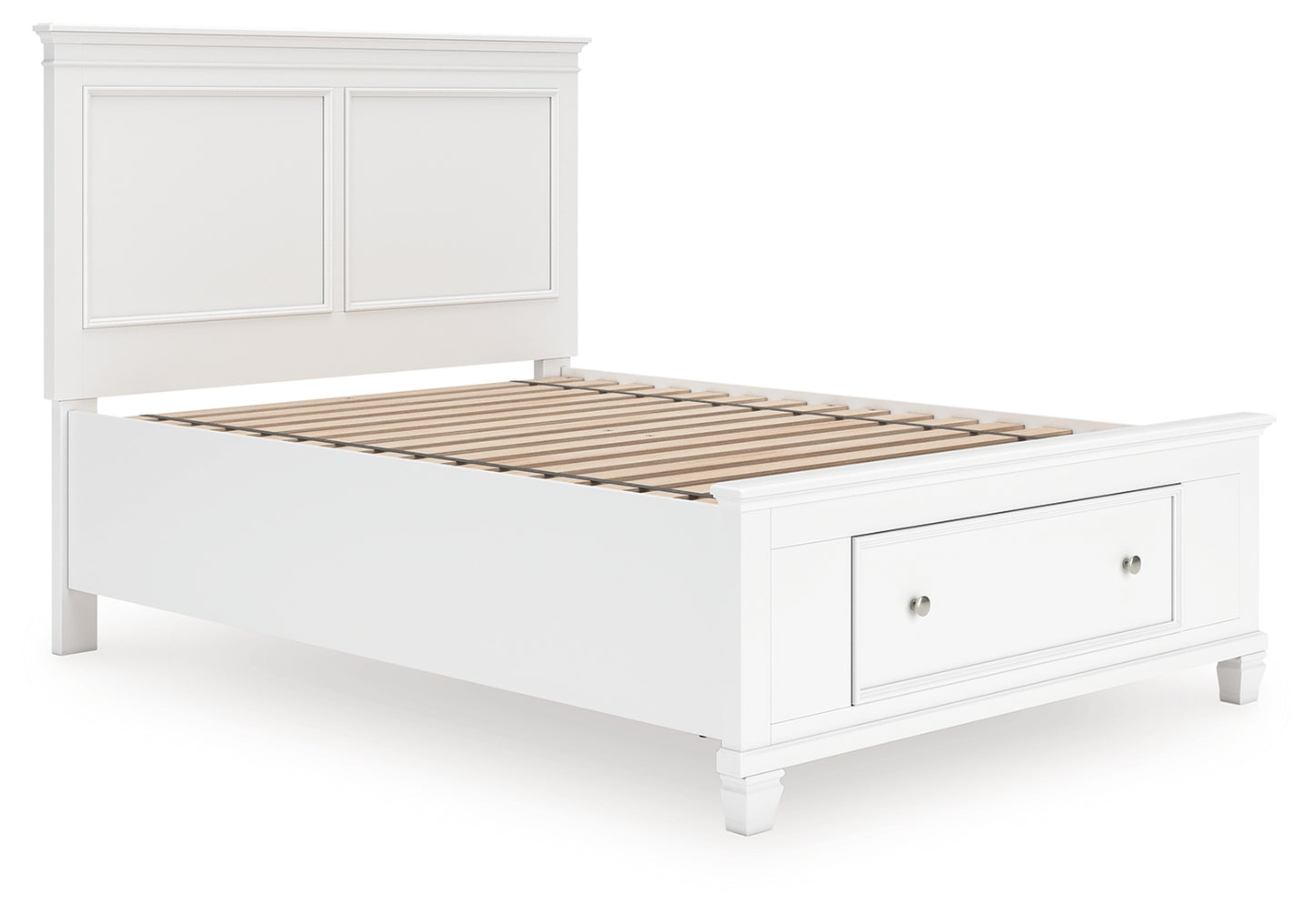 Haines Furniture Outlet - Ashley Furniture - Fortman Bedroom - Full Panel Storage Bed / White - B680B25