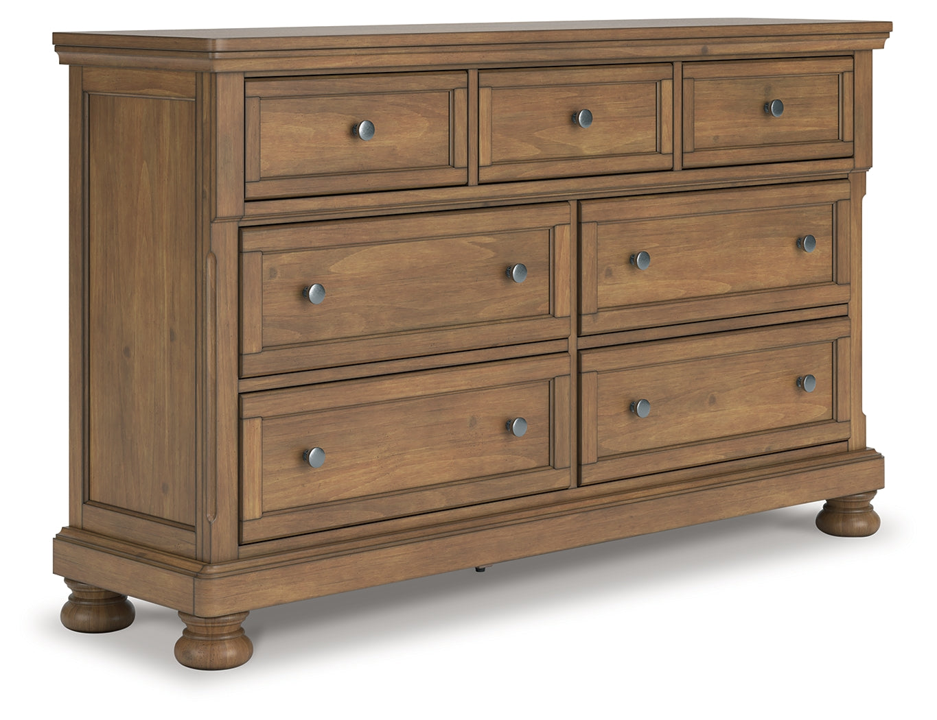 Haines Furniture Outlet - Ashley Furniture - Feddinger Bedroom - Dresser / Medium Brown - PCB779-31