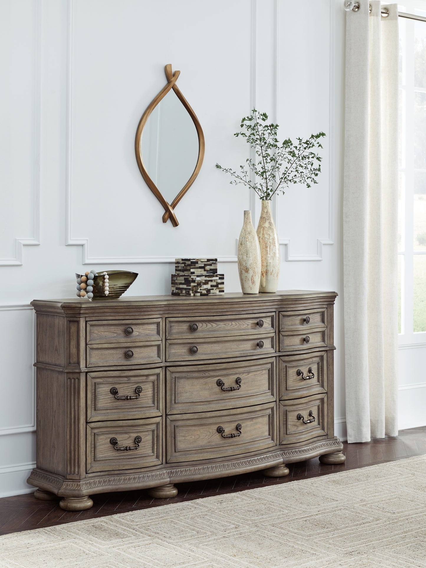 Haines Furniture Outlet - Ashley Furniture - Ardenfield Bedroom - Dresser / Light Brown - B944-31