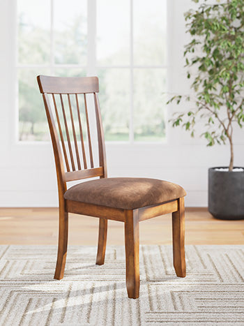 Haines Furniture Outlet - Ashley Furniture - Berringer Dining Room - Dining Chair (Set of 2) / Rustic Brown - D199-01X2