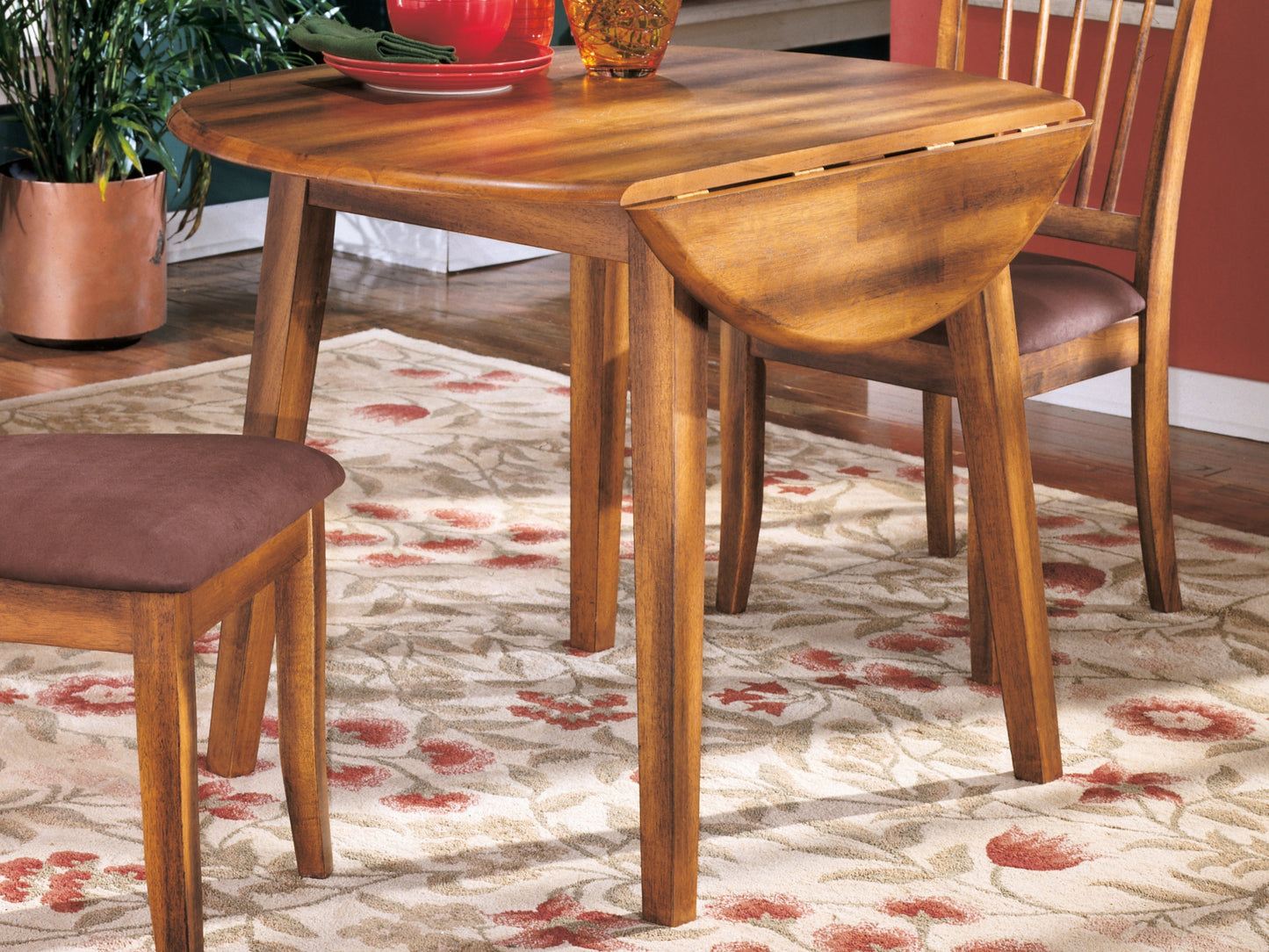 Haines Furniture Outlet - Ashley Furniture - Berringer Dining Room - Dining Chair (Set of 2) / Rustic Brown - D199-01X2