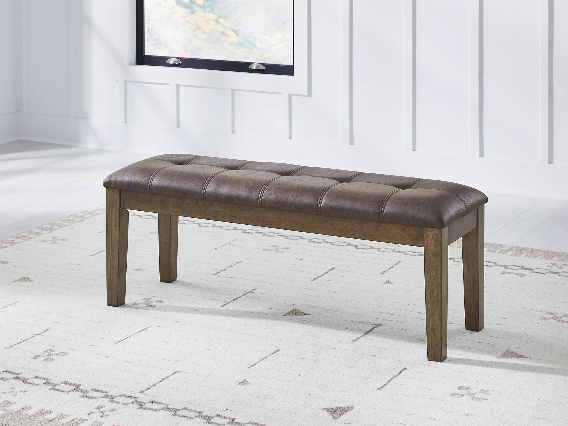 Haines Furniture Outlet - Ashley Furniture - Urbinforte Dining Room - Large UPH Dining Room Bench - PCD592-00