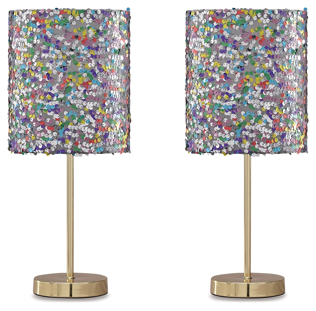Haines Furniture Outlet - Ashley Furniture - Maddy Lighting - Table Lamp (Set of 2) / Multi - L857724X2