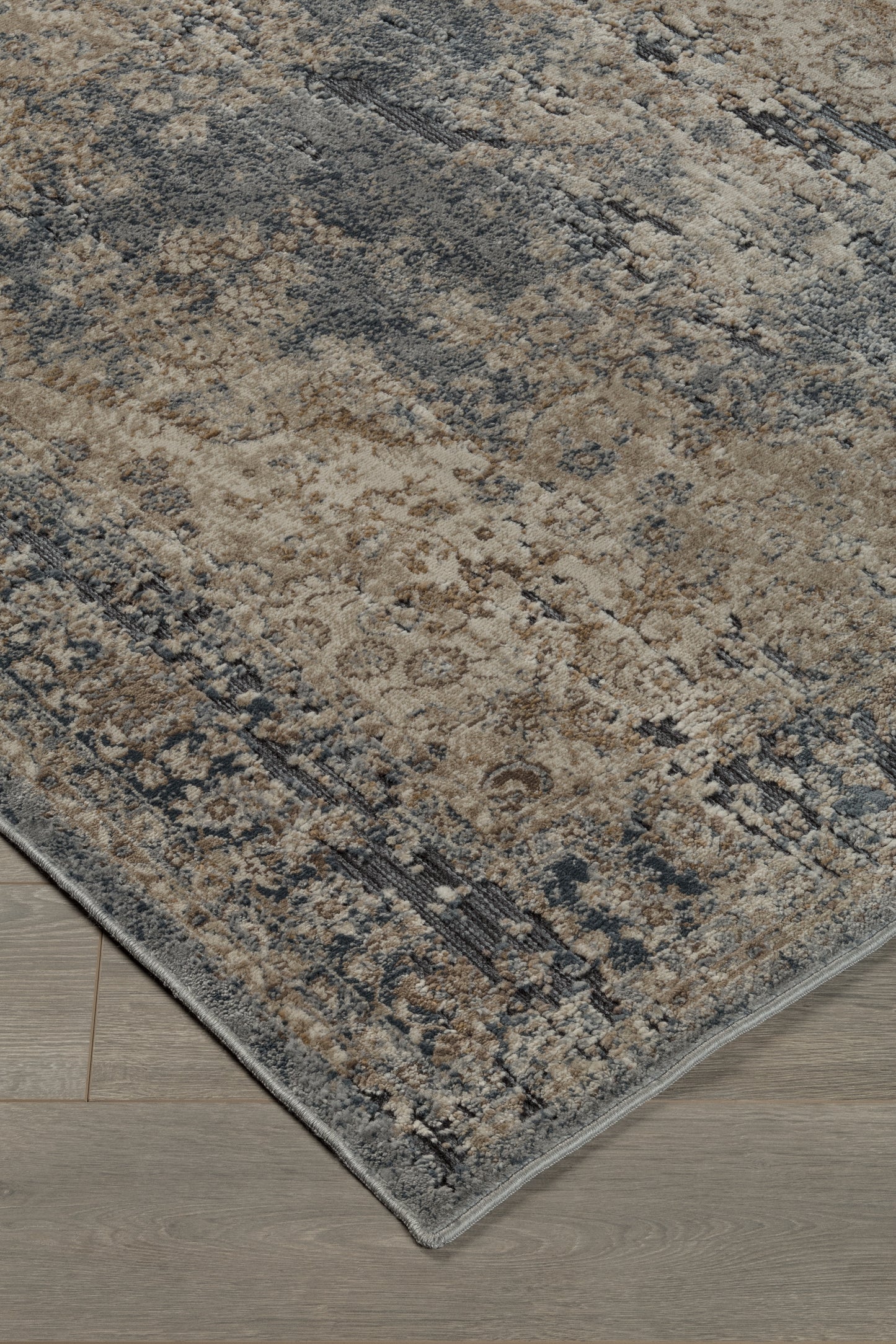 Haines Furniture Outlet - Ashley Furniture - South Rug - 5' x 7' Rug / Blue/Beige - R402722