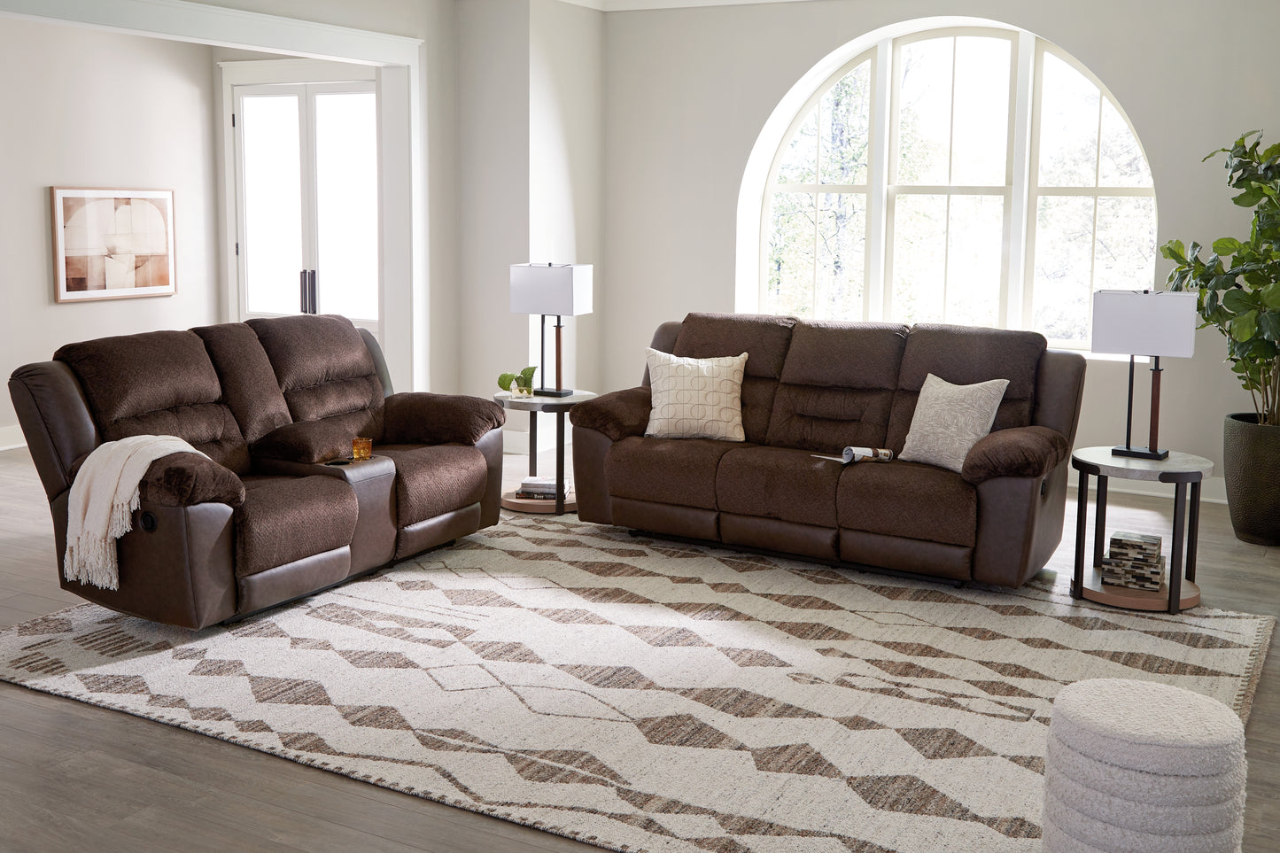Haines Furniture Outlet - Ashley Furniture - Brettler Rug - 10' x 14' Rug / Beige/Brown - R406790