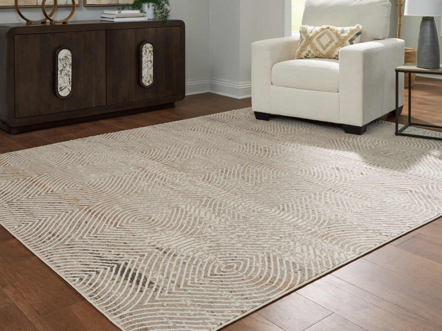 Haines Furniture Outlet - Ashley Furniture - Bachus Rug - 5'3" x 7' Area Rug / Multi - R407752