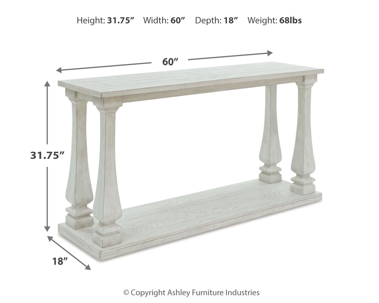 Arlendyne Sofa Table
