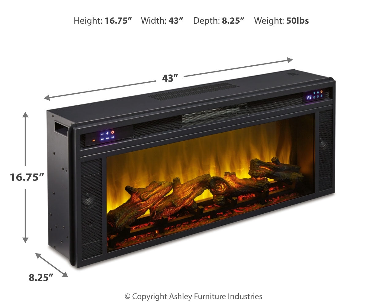 Entertainment Accessories Fireplace Insert