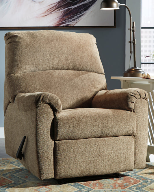 Haines Furniture Outlet - Ashley Furniture - Nerviano Living Room - Zero Wall Recliner / Gray - 1080329