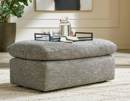 Haines Furniture Outlet - Ashley Furniture - Dramatic Living Room - Ottoman / Granite - 1170214