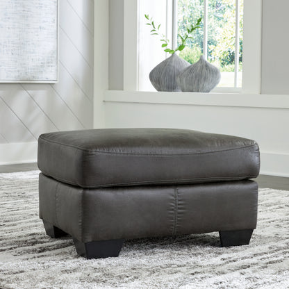 Haines Furniture Outlet - Ashley Furniture - Bladen Living Room - Ottoman / Slate - 1202114