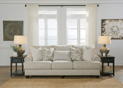 Haines Furniture Outlet - Ashley Furniture - Asanti Living Room - Sofa / Fog - 1320138