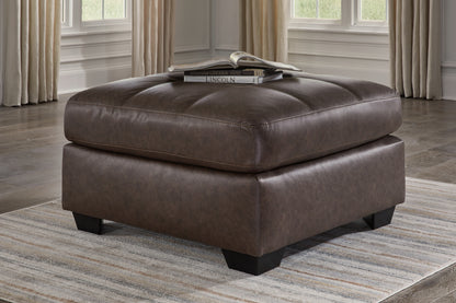 Haines Furniture Outlet - Ashley Furniture - Barlin Mills Living Room - Oversized Accent Ottoman / Umber - 1700308