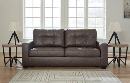 Haines Furniture Outlet - Ashley Furniture - Barlin Mills Living Room - Sofa / Umber - 1700338