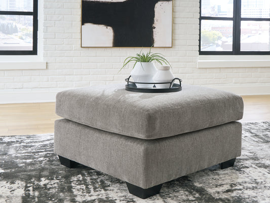 Haines Furniture Outlet - Ashley Furniture - Lanelly Living Room - Oversized Accent Ottoman / Alloy - 1750408