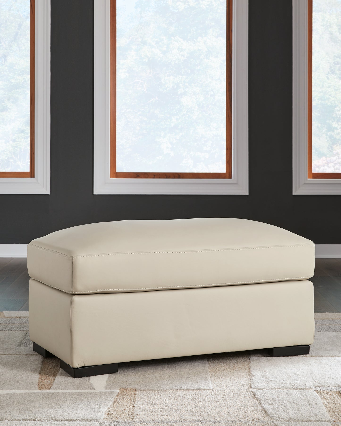 Haines Furniture Outlet - Ashley Furniture - Treasure Trove Living Room - Ottoman / Almond - 1930414