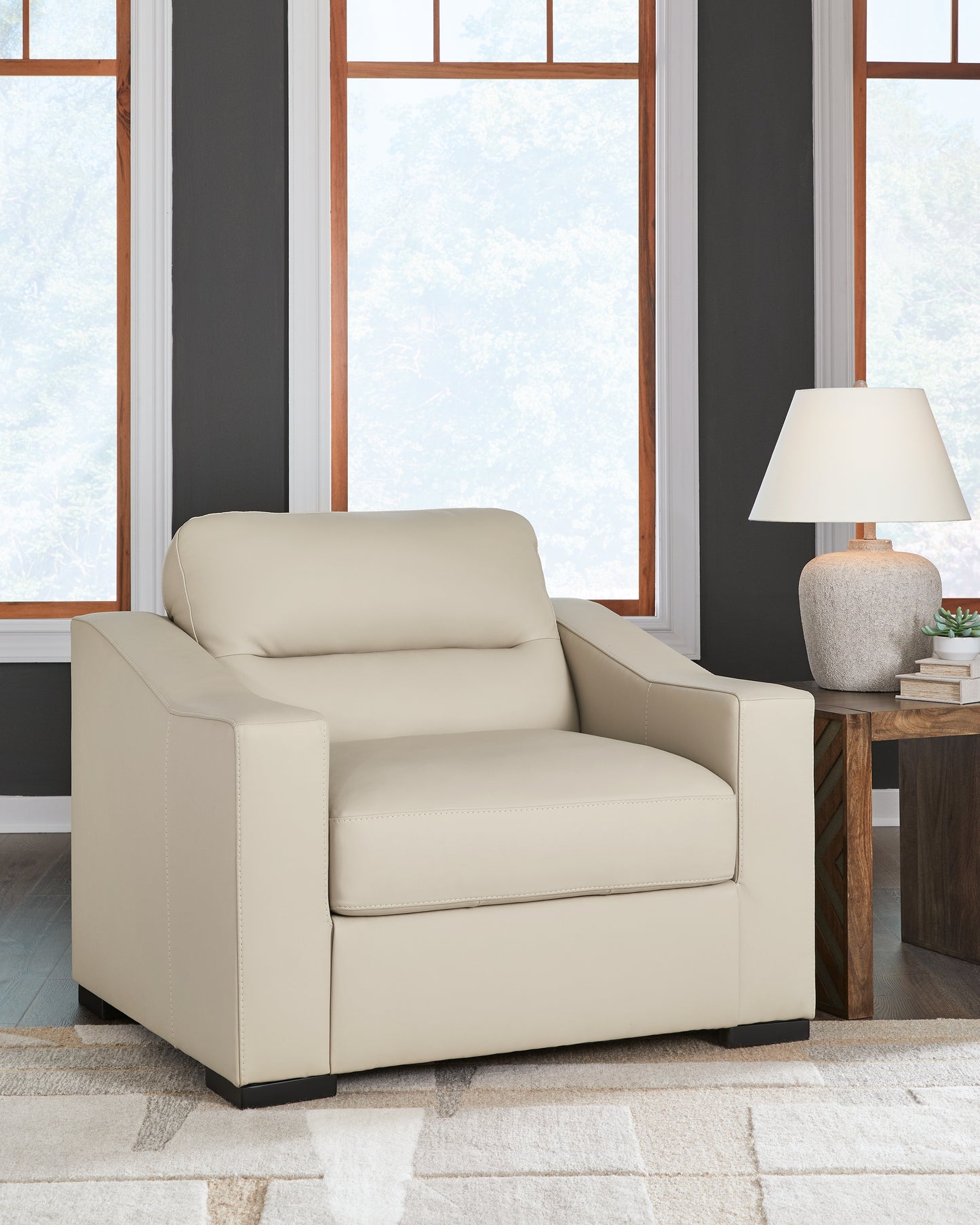Haines Furniture Outlet - Ashley Furniture - Treasure Trove Living Room - Chair and a Half / Almond - 1930423