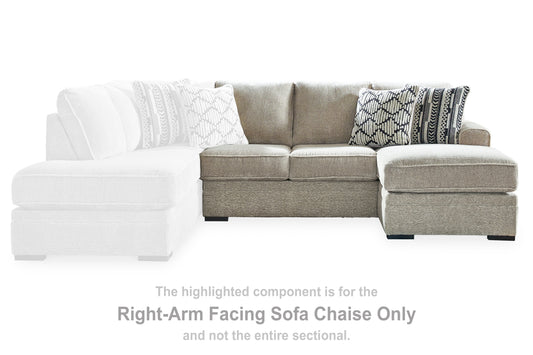 Haines Furniture Outlet - Ashley Furniture - Calnita Sectional - LAF 2-Piece Sectional with Chaise / Sisal - 20502S1