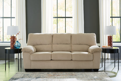 Haines Furniture Outlet - Ashley Furniture - SimpleJoy Living Room - Sofa / Sand - 2420338