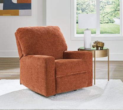 Haines Furniture Outlet - Ashley Furniture - Aviemore Living Room - Rocker Recliner / Spice - 2430425
