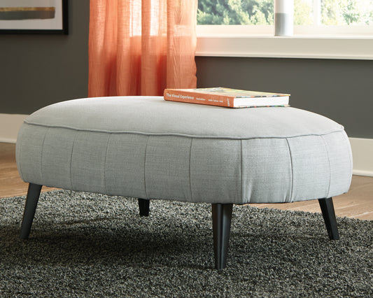 Haines Furniture Outlet - Ashley Furniture - Hollyann Living Room - Oversized Accent Ottoman / Gray - 2440208