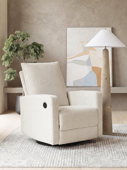 Haines Furniture Outlet - Ashley Furniture - Oaklynn-Manor Living Room - Swivel Glider Recliner - PC2440461