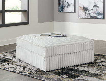 Haines Furniture Outlet - Ashley Furniture - Stupendous Living Room - Oversized Accent Ottoman / Alloy - 2590308