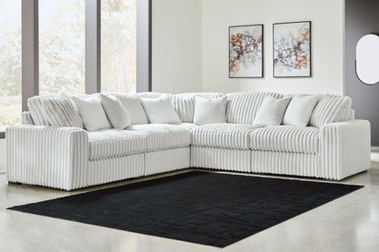 Haines Furniture Outlet - Ashley Furniture - Stupendous Sectional - RAF 5-Piece Sectional / Alloy - 25903S24