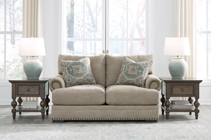 Haines Furniture Outlet - Ashley Furniture - Galemore Living Room - Sofa / Quarry - 2700438