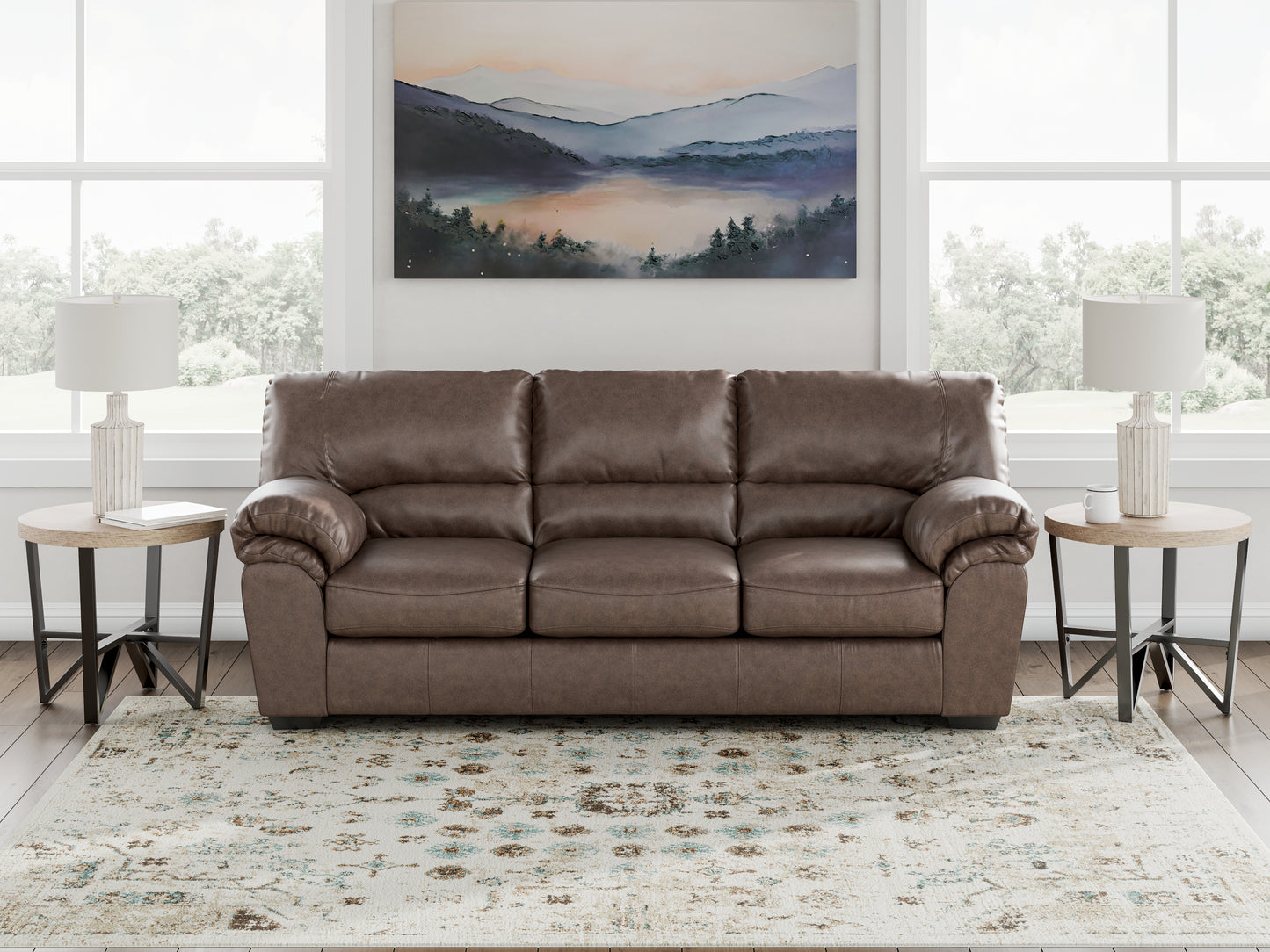 Haines Furniture Outlet - Ashley Furniture - WillowBend Living Room - Sofa / Umber - PC2770538