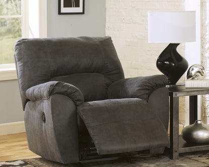 Haines Furniture Outlet - Ashley Furniture - Tambo Living Room - Rocker Recliner / Canyon - 2780225