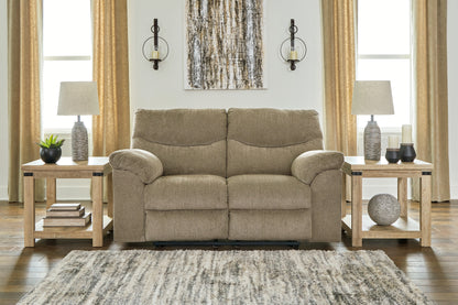 Haines Furniture Outlet - Ashley Furniture - Alphons Living Room - Reclining Loveseat / Briar - 2820286