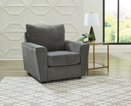 Haines Furniture Outlet - Ashley Furniture - Stairatt Living Room - Chair / Gravel - 2850220
