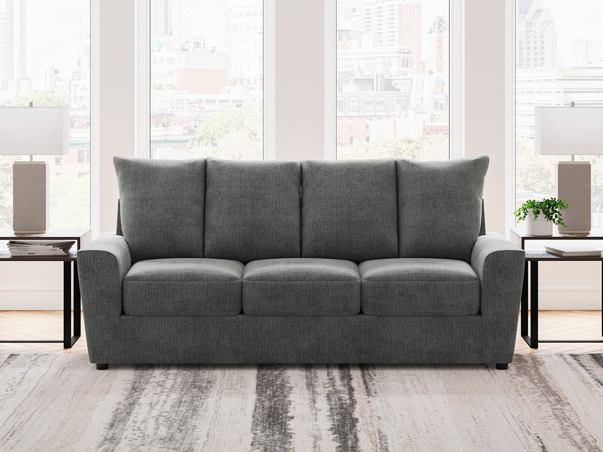 Haines Furniture Outlet - Ashley Furniture - Stairatt Living Room - Sofa / Gravel - 2850238