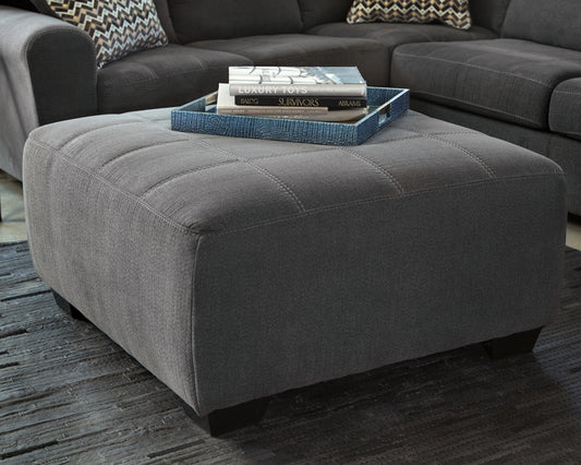 Haines Furniture Outlet - Ashley Furniture - Ambee Living Room - Oversized Accent Ottoman / Slate - 2862008