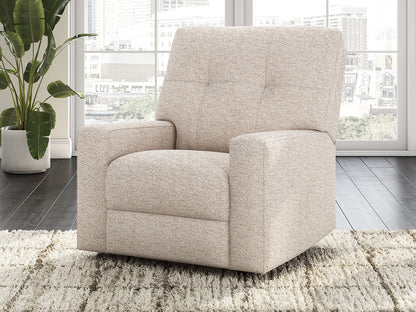 Haines Furniture Outlet - Ashley Furniture - Larimer Living Room - Rocker Recliner / Stone - PC2920325